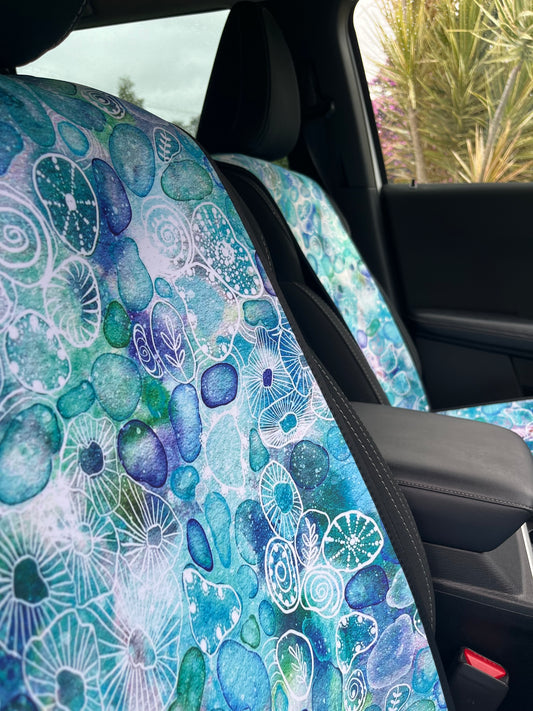 Neoprene Car Seat Cover-Sea Glass